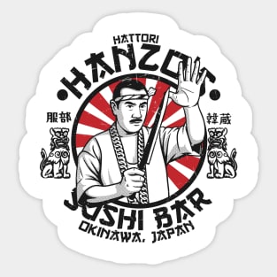 Hattori Hanzo’s sushi bar Sticker